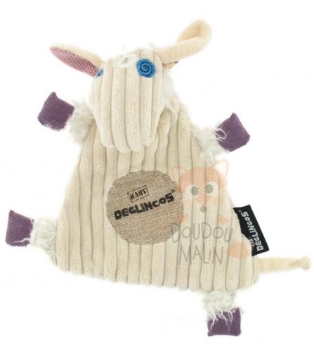 Les déglingos baby mouton poilodos beige violet 